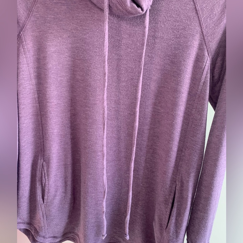 Pink Clover Lavender Cowl Neck Top - Picture 5 of 6